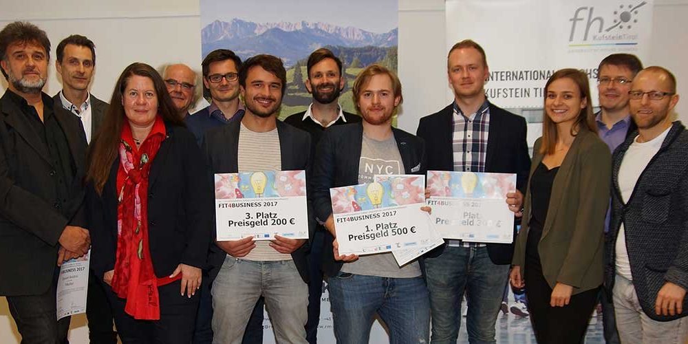 Geschäftsideenwettbewerb FIT4BUSINESS 2017 prämiert innovative Geschäftsideen