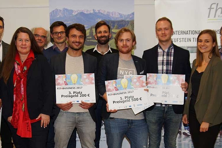 Geschäftsideenwettbewerb FIT4BUSINESS 2017 prämiert innovative Geschäftsideen