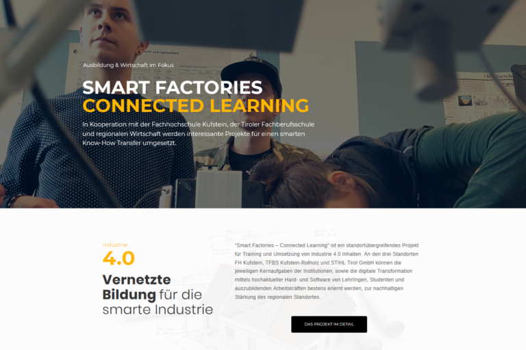Homepage Smart Factories